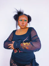 Load image into Gallery viewer, Vintage Noir Queen Emblem Long Sleeve by Save The Queen
