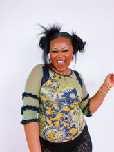 Load image into Gallery viewer, Vintage Mangbetu Tribe Inspired Top by Save The Queen (10-14UK)

