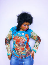 Load image into Gallery viewer, Save The Queen Sicily Inspired Mesh Top (12-16UK)
