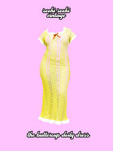 Load image into Gallery viewer, The Buttercup Doily Dress
